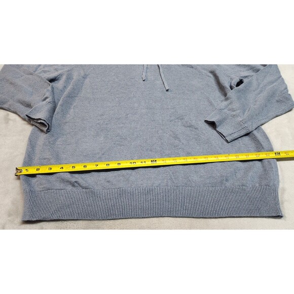 The Commons Men's Navy XL Linen Hoodie Sweater NWT - Picture 7 of 8